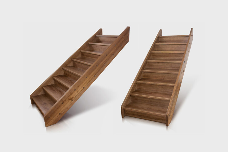 schody dębowe - schody drewniane STOLARNIA ŁOBZÓW