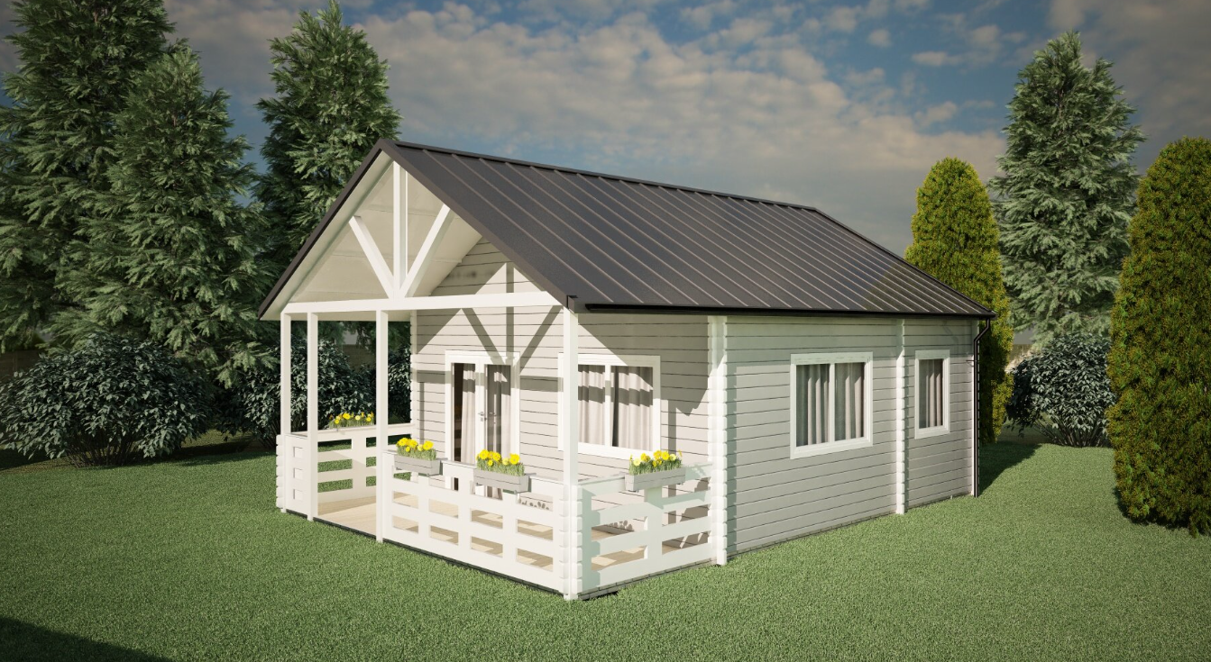domki drewniane całoroczne do 35m2 woodenvilla.com