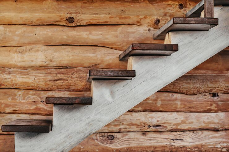 schody drewniane na beton stolarnialobzow.pl